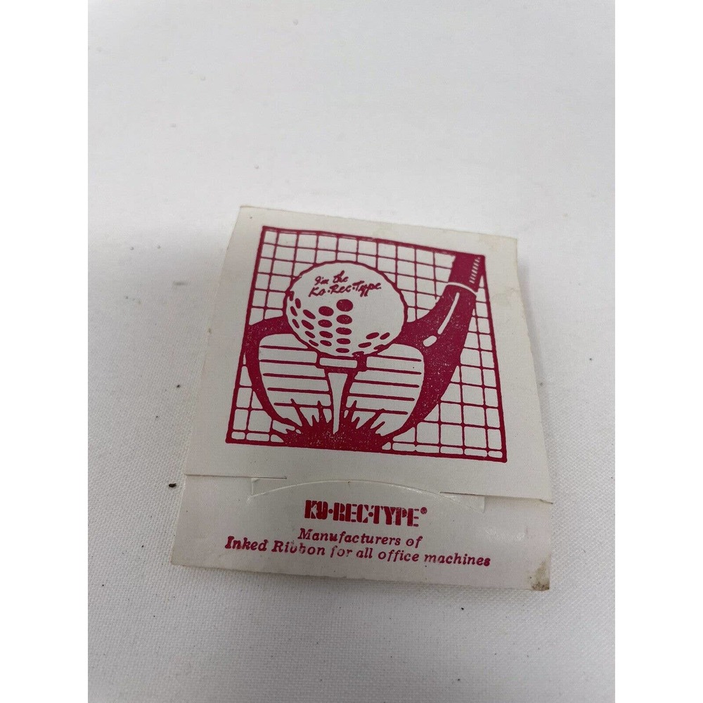 Vintage Mixed KO-REC-TYPE Advertisement Golf Ball Tees Divot Tool Markers